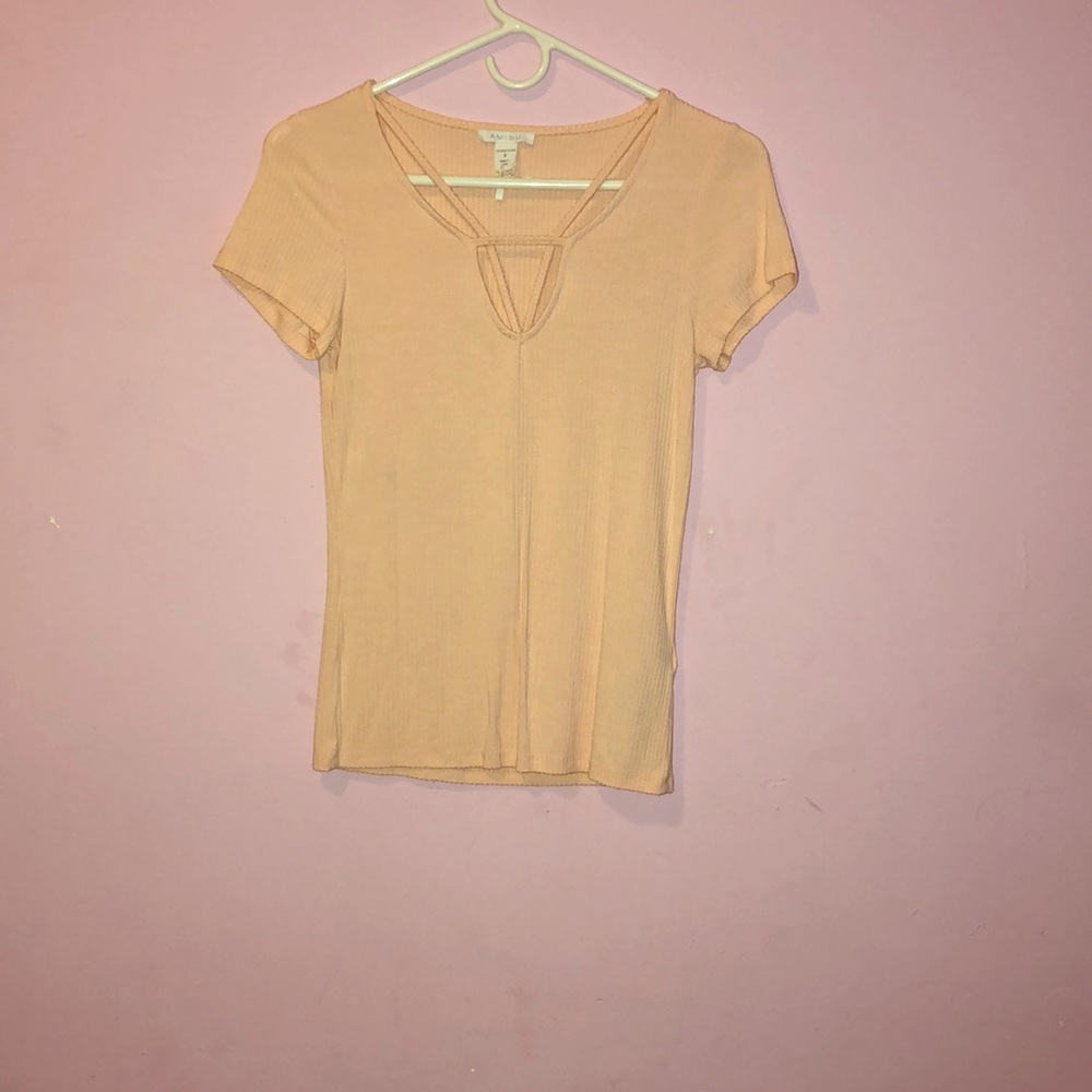 Cute salmon pink blouse